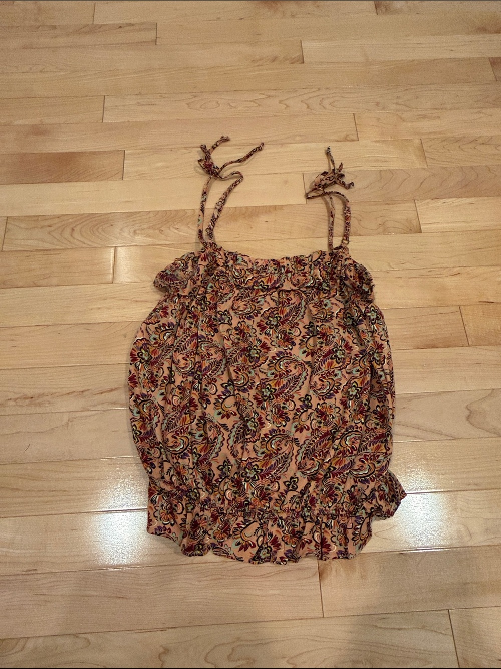 Nine Britton XS spaghetti strap blouse